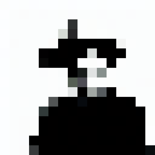 Plain white background
