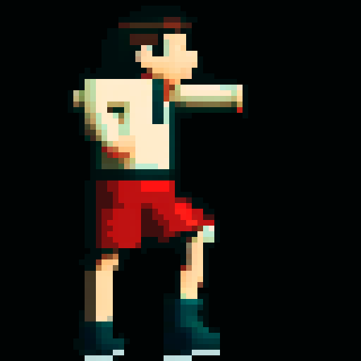 A man similar to the reference I sent is walking. When 4 pictures come together, he will walk, but let it be natural.