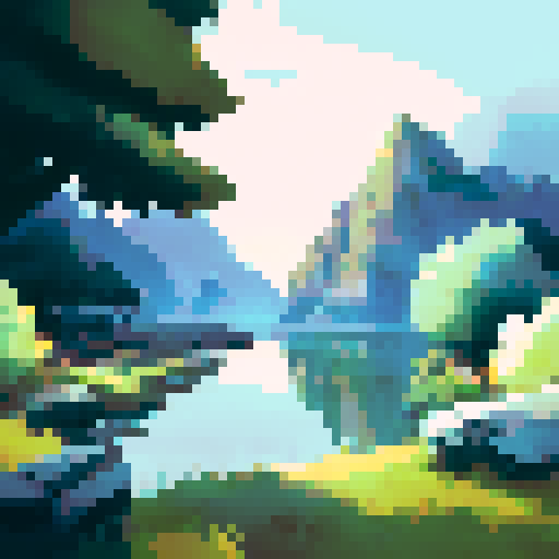 A huge mountain, sunset, beautiful scenery, fantasy