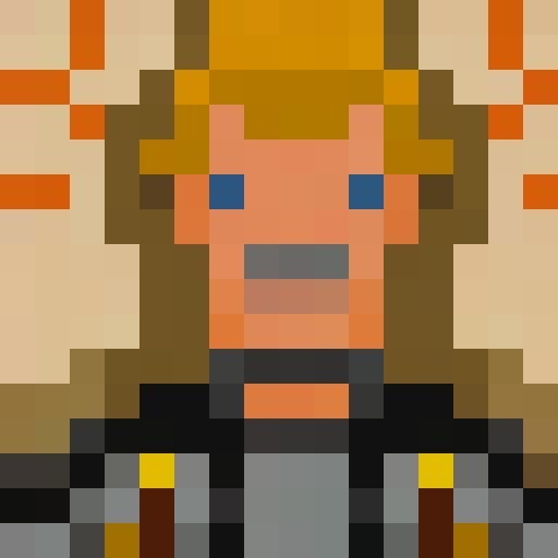 Magical wand in minecraft style