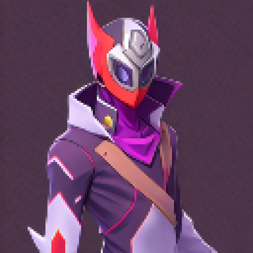 Jhin from league of legends, full body, canon style, with mask on