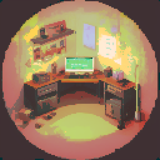 desk
