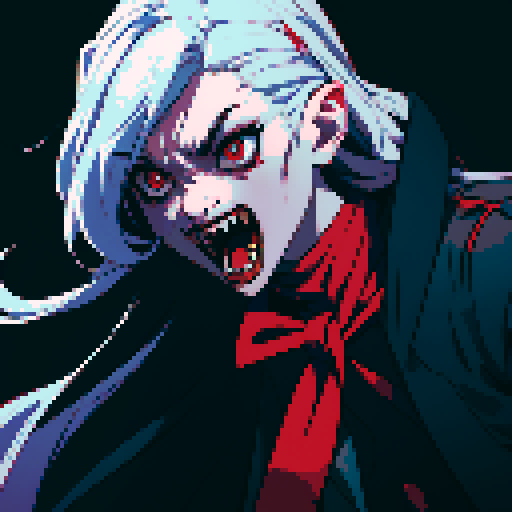 vampire fangs sinking into a person's neck, fangs sucking blood from flesh