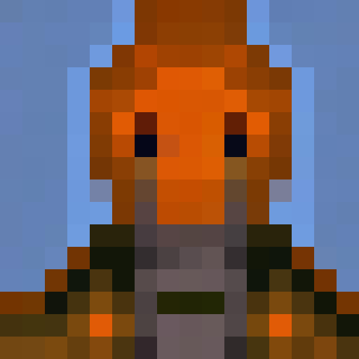 blobber rpg portrait of a fox assassin