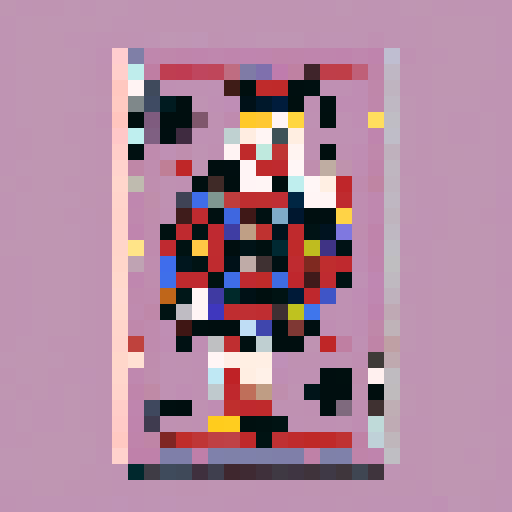 Playing card with a king of diamond on it