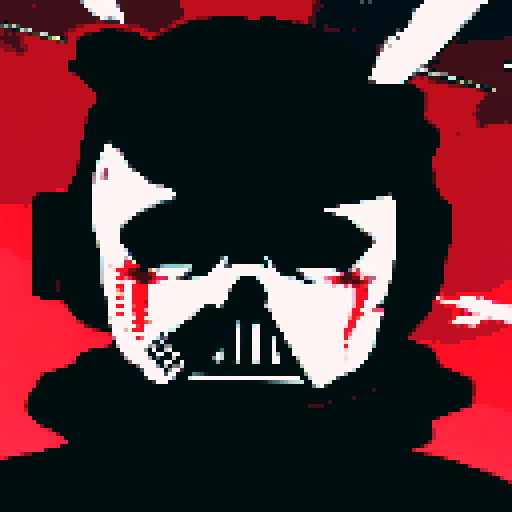 Darth Vader in a dark and obscure way in the dark ((extremely detailed and love deformations)) on the death star ((me extremely quality)) in 4k/8k detailed lighting and cinematic aspects