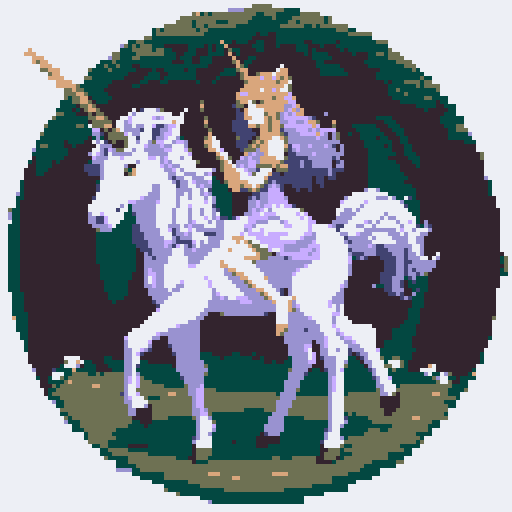 mystic druid wild faun-unicorn mythological woman, playful demeanor, forest guardian, full body, bathed in moonlight, animal-human hybrid