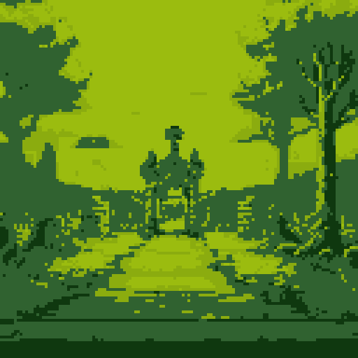 Graveyard gates spooky