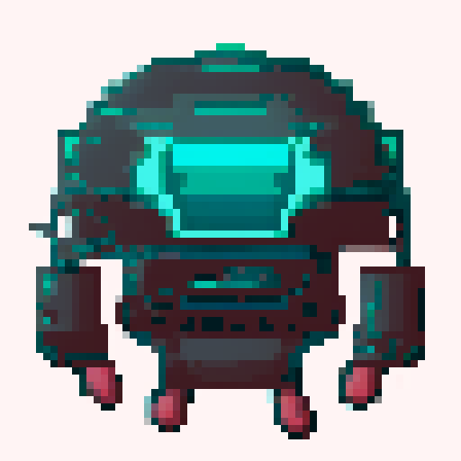 Top down space alien boss