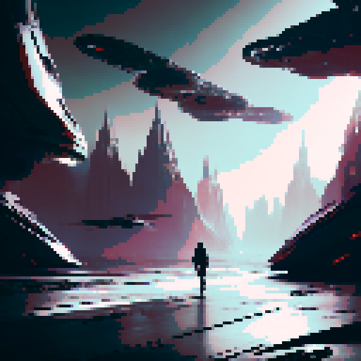 Futuristic, sleek, and highly technical.

        "A 3D printed, cyber-secured, nanotech-inspired drone, controlled by an advanced AI system, hovering over a smart city skyline, with its sleek metallic frame reflecting the energy-efficient LED lights and the internet of things-connected devices below."