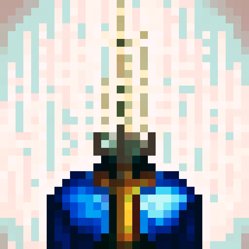 coat, skillfully crafted, vibrant colors, pixelated details, close-up of the fabric texture, 32x32 pixels, game icon, sRGB