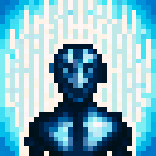 yellow armour, game icon, 32x32 pixel art, sRGB, skill art, close up, portrait, shining, intricate details, reflective surfaces, metallic texture, glowing accents, dynamic lighting, embossed patterns, sharp edges, vibrant colors, glossy finish