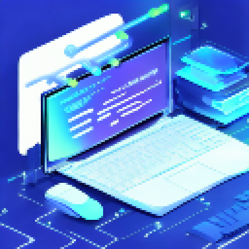 Person with spiky hair typing on colorful keyboard with a glowing screen showing a Python webpage with clickable elements, all rendered in a detailed watercolor art style with intentional brush strokes and vibrant colors, in 4k resolution, inspired by anime.