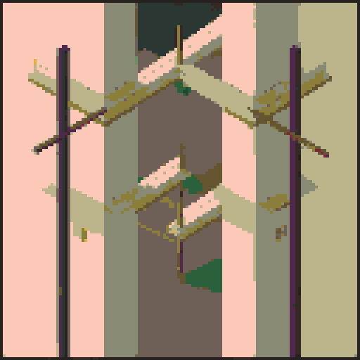 muromachi feudal japan minimalist seamless torii tileset