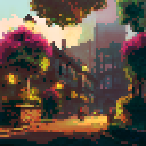 steam clock tower, towering above a misty cityscape, with cascading ivy-covered walls and a wrought iron balcony, surrounded by vintage lampposts and cobblestone streets, all captured in a dramatic landscape portrait