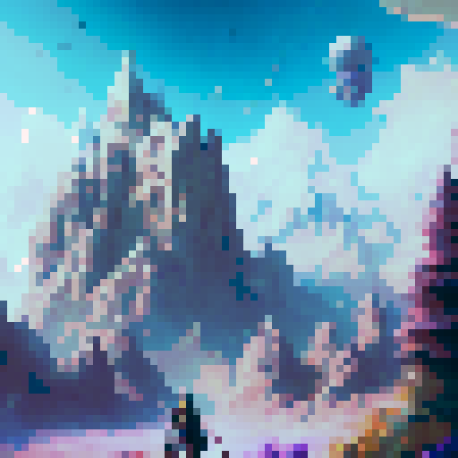 a sole traveler dressed in purple wearing a tophat with a sword and other equipment on his back walking through the castle gate marveling at the vast and beautiful town in from of him. Gives feels of amazement and wonderment. A dreamlike vision. In the style of hearthstone art style::5 , mobile game graphics. Purple tone throughout. Purple top hat motif throughout. 32k, ultra realistic, with high resolution and intricate details –s 750 --v 6.0 --style raw --ar 1:1