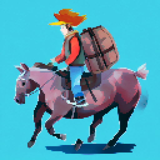 Cowboy riding a race horse in a horse racing stadium