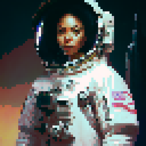 A cat on marce in space suite 