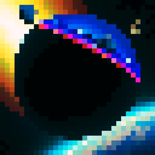 And asteroid in space