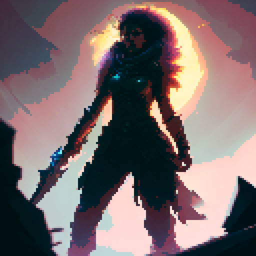 female barbarian, tall, menacing, full body, intense glare, angry, large axe, tribal tight-fitting clothing, Action Pose, Imposing stance, fantasy Medieval RPG