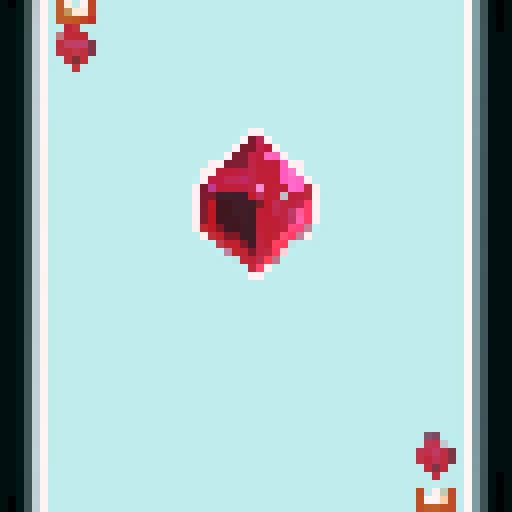 I need the card/borders to remain the same dimensions. I need the diamond suit to become an amethyst suit/theme to include relevant colors. in the middle, I would like there to be a water element inspired wizard summoning a protective aura around him. use an array of amethyst gemstone inspired colors to shade and create the card art. I would like the card to remain with the provided white background.  