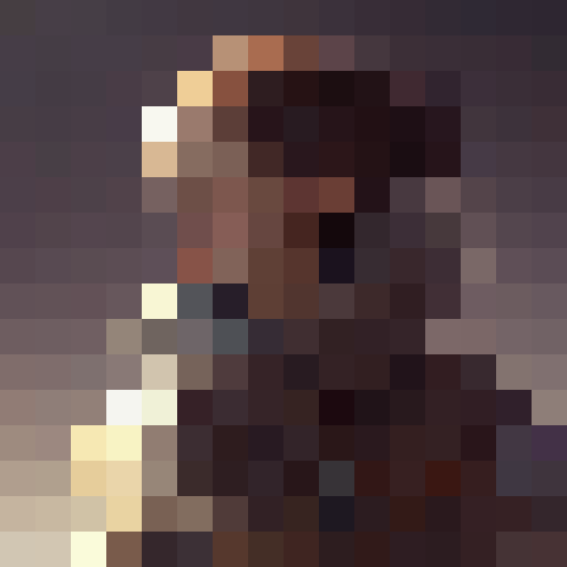 Topdown player with brown hair