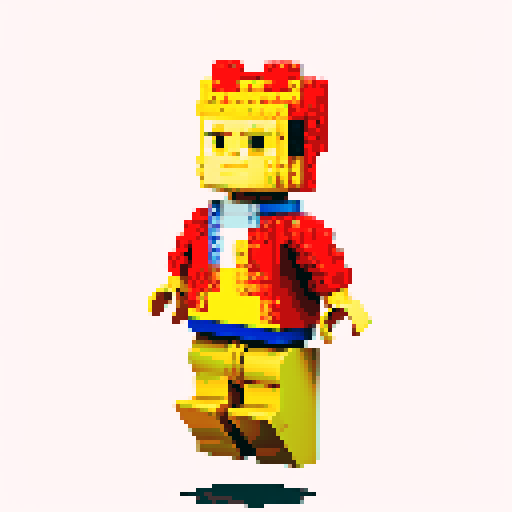 capcom character ryu pixel lego
