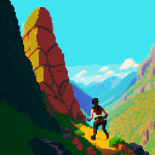 tomb raider climbing up hills and mountains