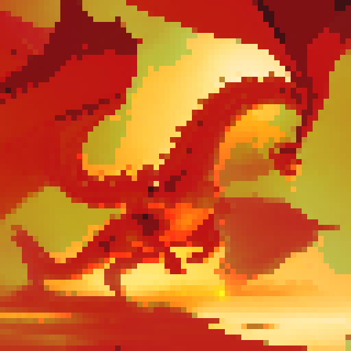 Red and gold dragon, Year of the Dragon, Chinese New Year, close up, China-style, close up, portrait
