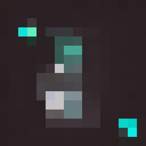 2D sci-fi robot hero character, vibrant colors, futuristic design, glowing eyes, metallic armor, mechanical limbs, dynamic pose, game icon, 16x16, pixel art, close up, portrait