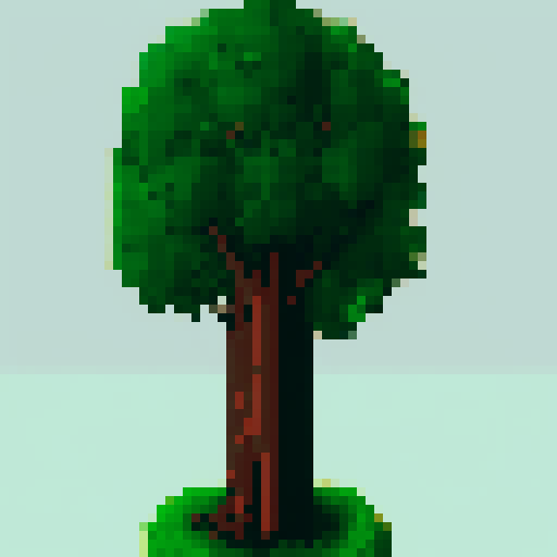 Draw a tree in the same style, just change the foliage