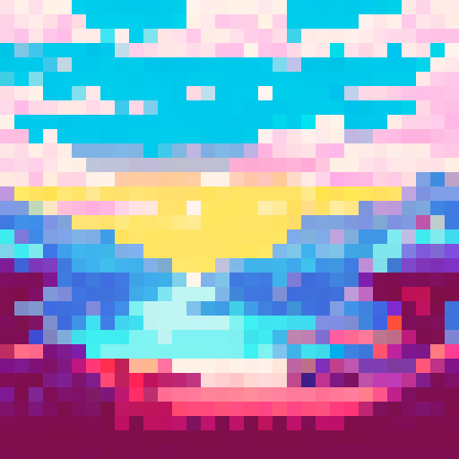 anime girl dreamy colors