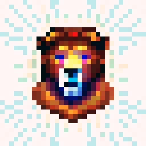 Summon Lion Spell Icon, 32x32 pixel art, sRGB, skill art, close up, portrait