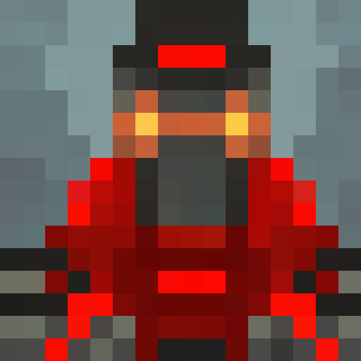 street vendor under street light at night