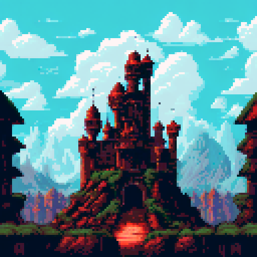 Abandoned steampunk city, dark colors