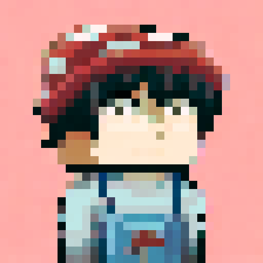 Change the mushroom hat to a santa's hat.