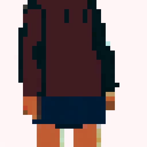 Full body side profile of the 240x160px character