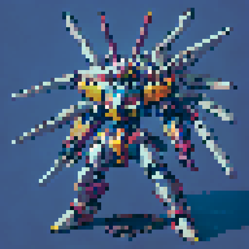 Spider, gundam,  mecha