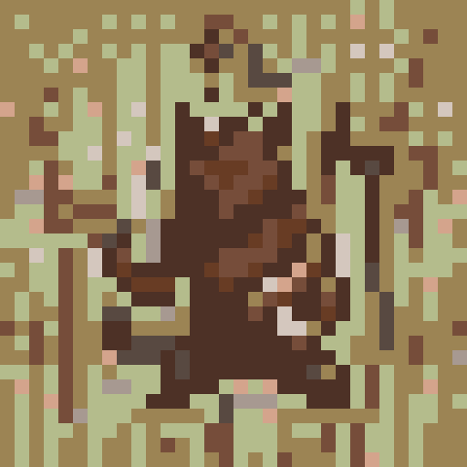 small fantasy icon of ratman archer