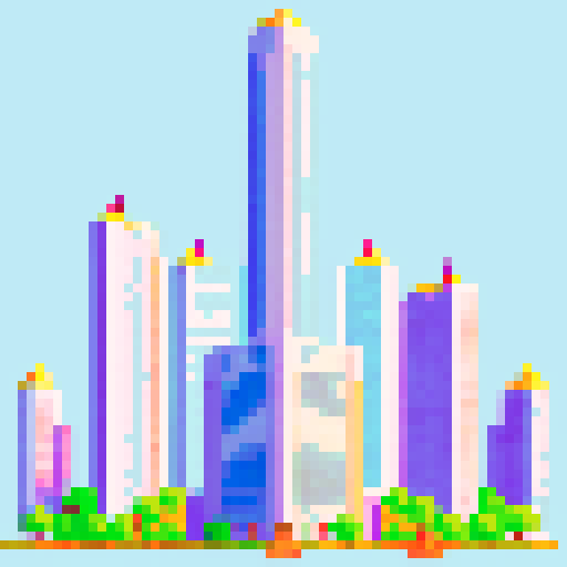 tall buildings
