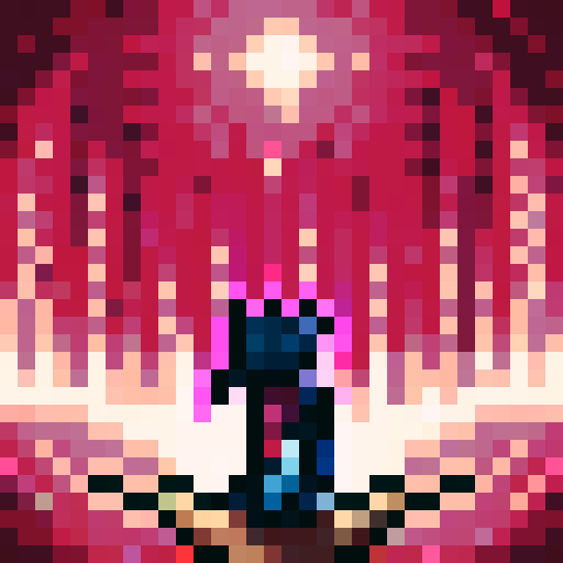 pink dress, tileset, game icon, 32x32 pixel art, sRGB, skill art, close up, portrait