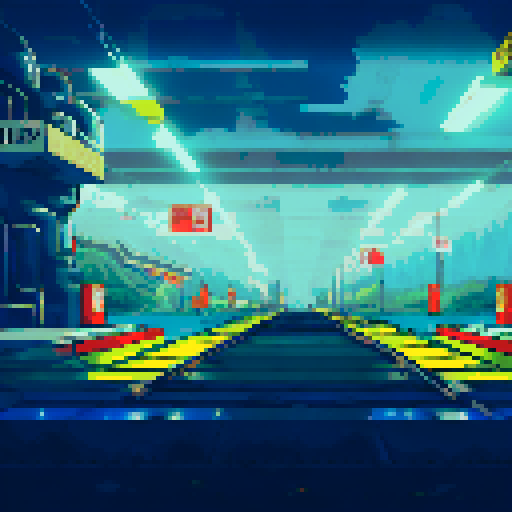 Underground train station