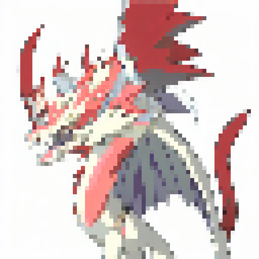 Fire-breathing dragon, perched atop a rocky mountain peak, glaring down at a lone warrior standing confidently with a katana sword in an anime style full body image.