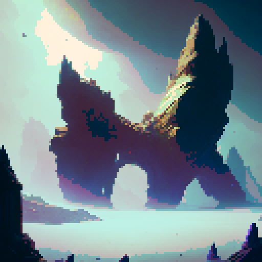 two castles floating on crumbling islands in a void; one castle looks dark and the other looks lighter.  They are both enveloped in a magical field or portal effect as if they are chasing each other through time and space