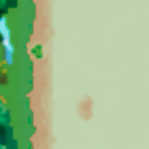 Create a pixel image to play with the playing fields of various biomes.Description of the game: The game is made in the style of a board game with unique rules. The drawing should go vertically.There should be a path vertically in the middle of the field. The field size is 116x46 pixels, they must be three-dimensional. field name: Forest Biome.
