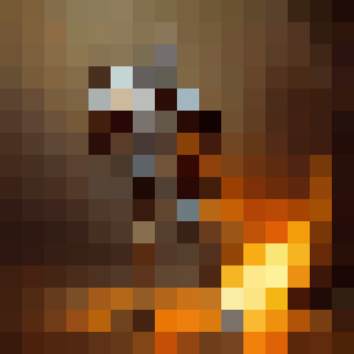 a knight doing a fire slash