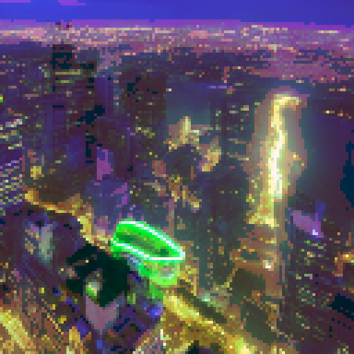 Sultry, purple-haired vixen lounging atop a neon-lit skyscraper, surrounded by billowing clouds of smoke, wearing a skin-tight latex bodysuit that glistens in the city lights