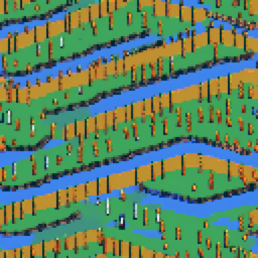 An archery field with multiple archers shooting at pumpkin targets