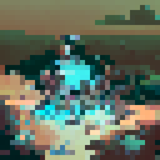 a goblin with a sword in his hand