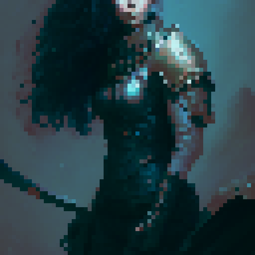 Warrior with sword and shield.